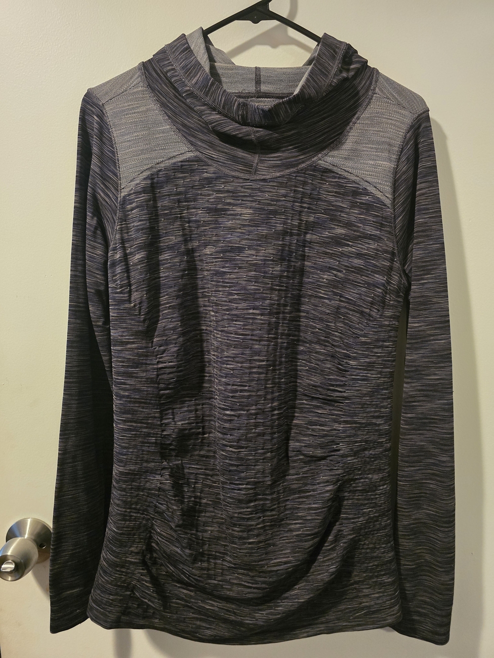 Athleta Textured Hooded Shirt